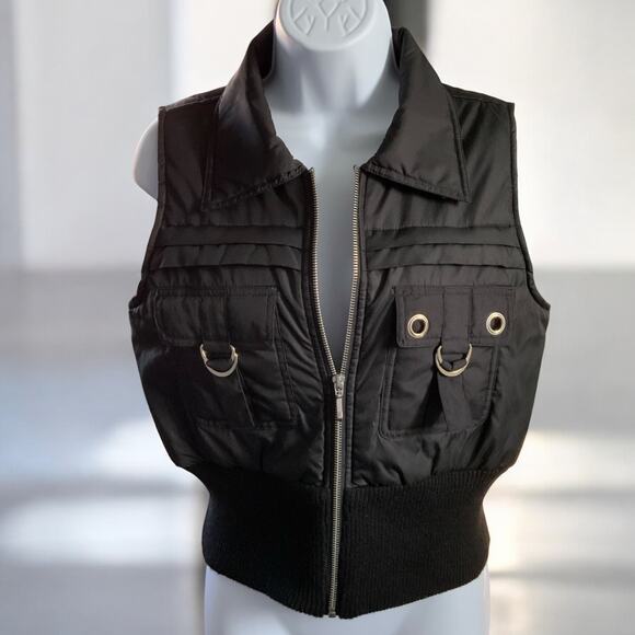 Ashley By 26 International Vest Black Petite Small - Picture 1 of 14